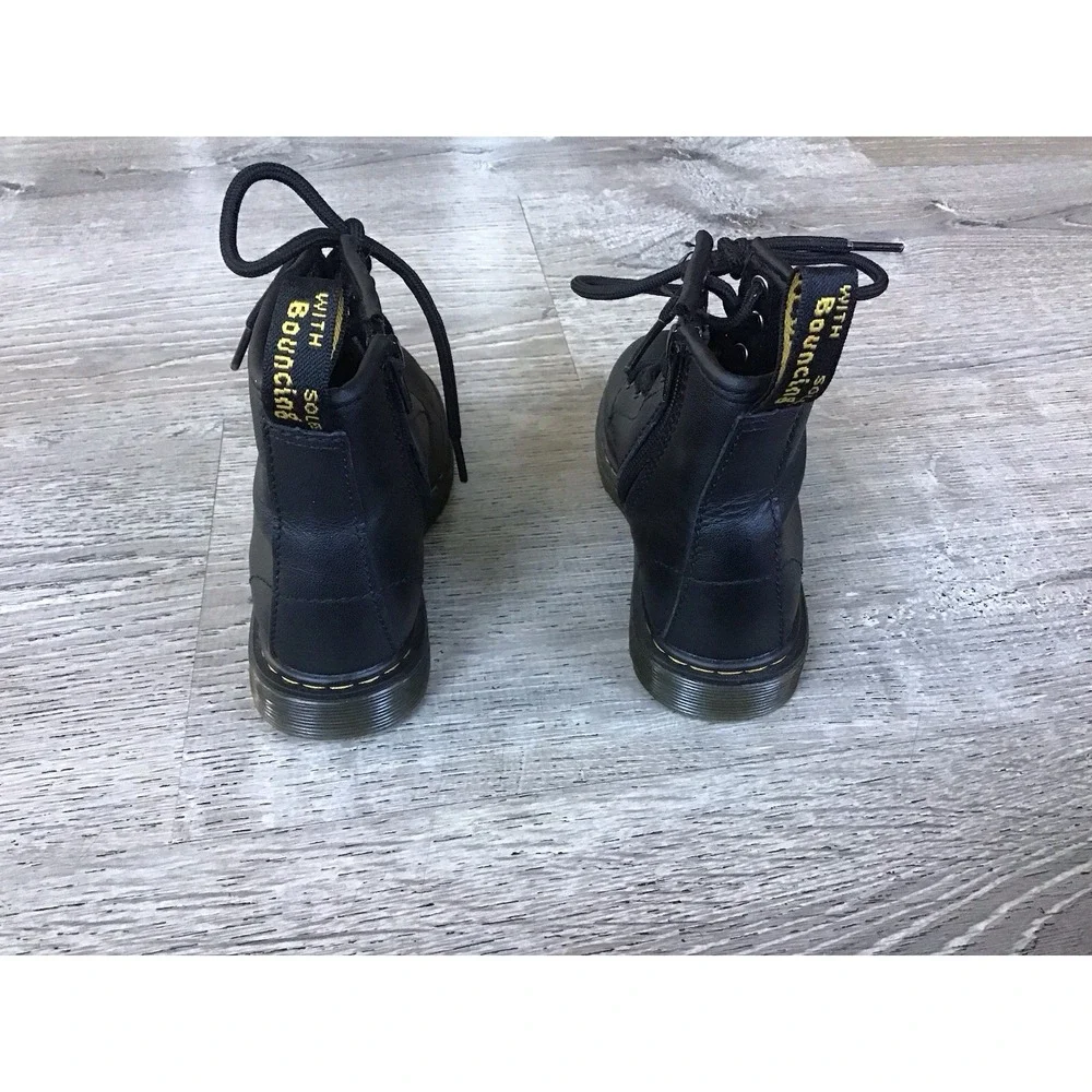 Dr. Martens Black Matte J Youth Combat Youth Size 11 Boots Ankle Boot 1460
